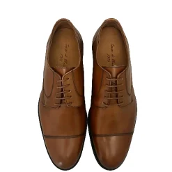 Scarpe di Maremma Stringata Cuoio Scuro Con Spunterbo*Uomo Stringate