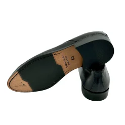 Scarpe di Maremma Stringata Derby Nera Tomaia Liscia Lavorazione Blake*Uomo Stringate