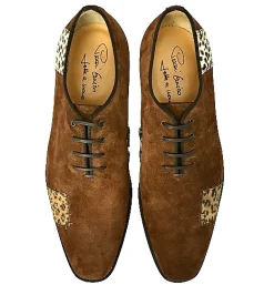 Scarpe di Maremma Stringata Fatta A Mano Con Toppe Linea Luxury*Uomo Stringate