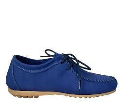 Scarpe di Maremma Stringata Fatta A Mano Positano Blu*Donna Scarpe Stringate