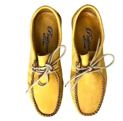 Scarpe di Maremma Stringata Fatta A Mano Positano Gialla*Donna Scarpe Stringate