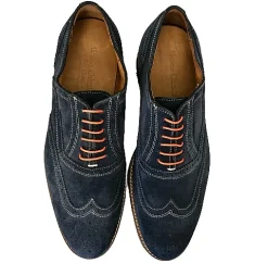 Scarpe di Maremma Stringata In Camoscio Blu*Uomo Stringate