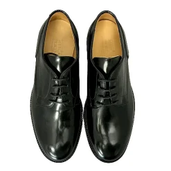 Scarpe di Maremma Stringata In Pelle Abrasivata Nera*Uomo Stringate
