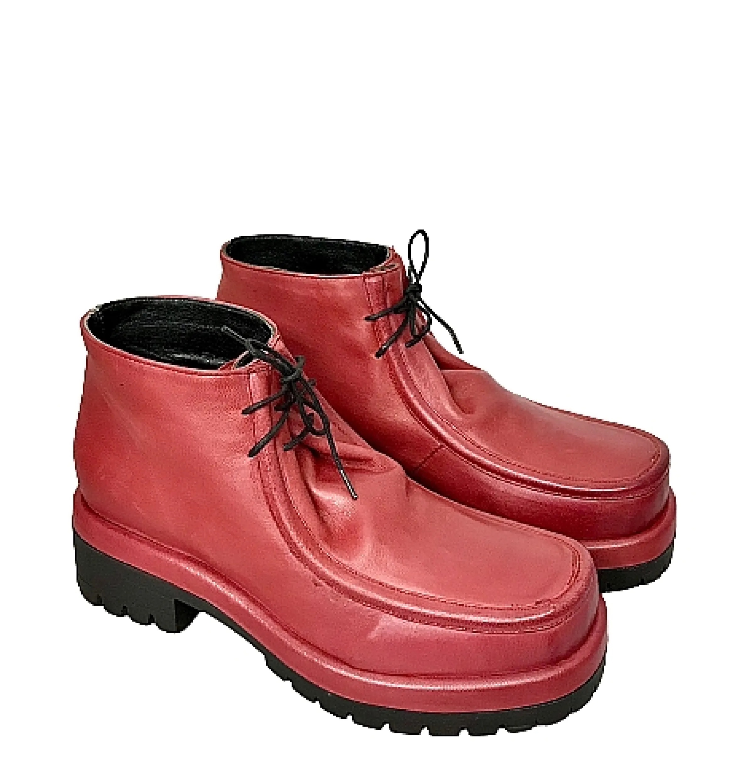 Scarpe di Maremma Stringata In Pelle Color Vino*Donna Scarpe Stringate