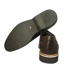 Scarpe di Maremma Stringata In Pelle E Nabuk Testa Di Moro*Uomo Stringate