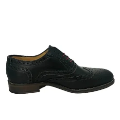Scarpe di Maremma Stringata In Pelle Fondo Cuoio Duilio Nera*Uomo Stringate