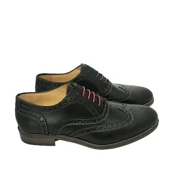 Scarpe di Maremma Stringata In Pelle Fondo Cuoio Duilio Nera*Uomo Stringate