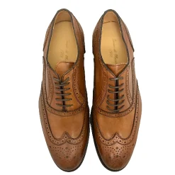 Scarpe di Maremma Stringata In Pelle Fondo Cuoio Duilio Cuoio*Uomo Stringate