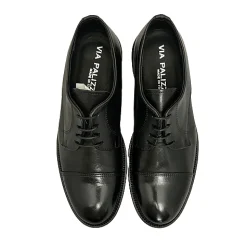 Scarpe di Maremma Stringata Nera Con Spunterbo*Uomo Stringate
