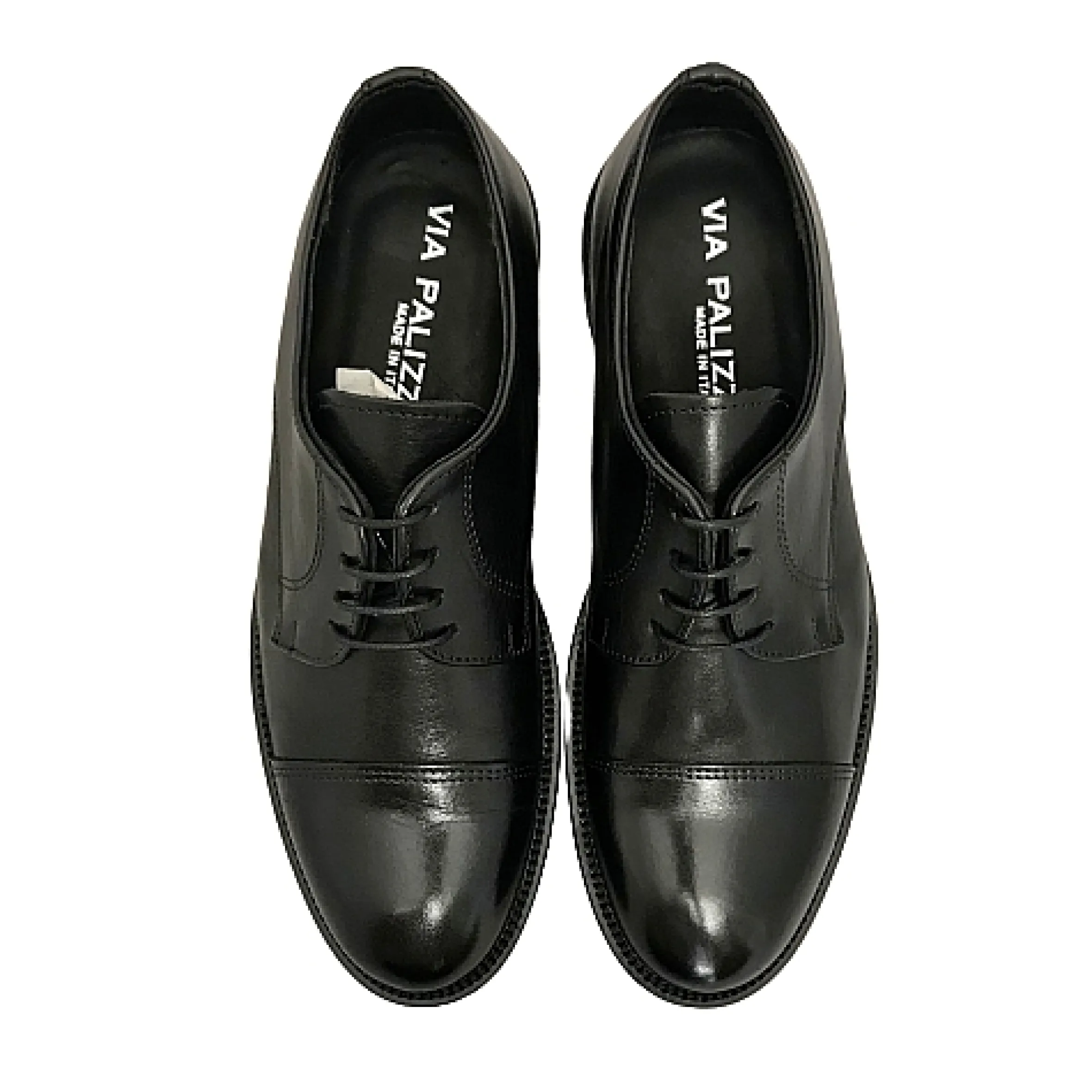 Scarpe di Maremma Stringata Nera Con Spunterbo*Uomo Stringate