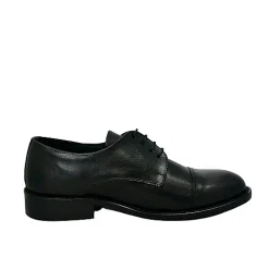 Scarpe di Maremma Stringata Nera Con Spunterbo*Uomo Stringate