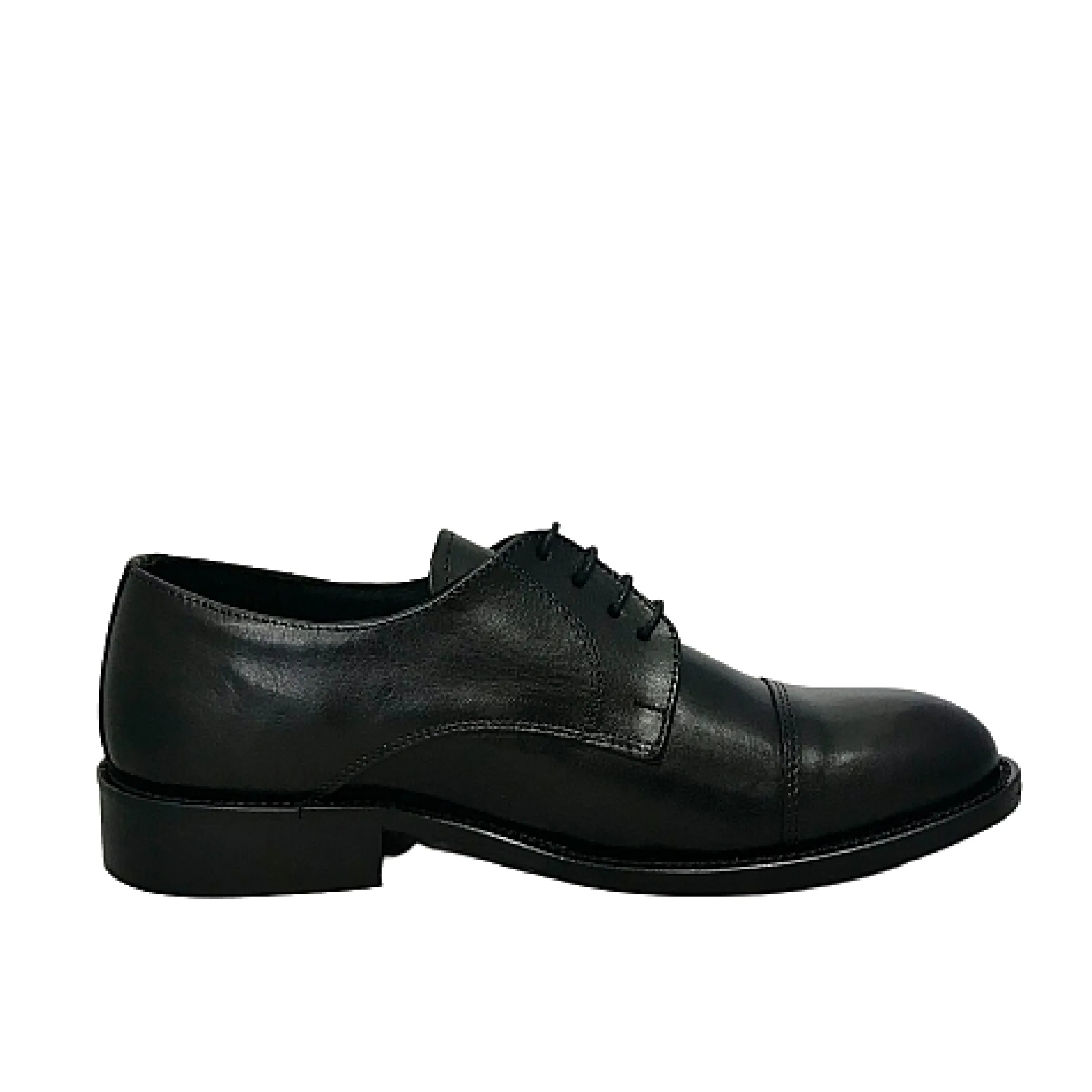 Scarpe di Maremma Stringata Nera Con Spunterbo*Uomo Stringate
