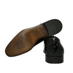 Scarpe di Maremma Stringata Nera In Vernice*Uomo Stringate