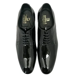 Scarpe di Maremma Stringata Nera In Vernice*Uomo Stringate