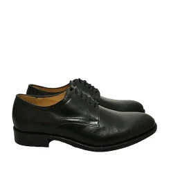 Scarpe di Maremma Stringata Nera Liscia*Uomo Stringate
