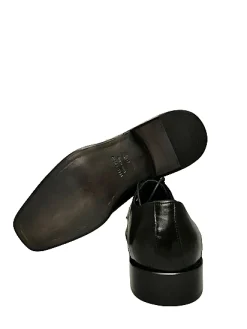Scarpe di Maremma Stringata Nera Liscia Squadrata*Uomo Stringate