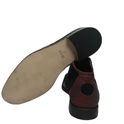 Scarpe di Maremma Tazio In Pelle Bordeaux E Camoscio Blu*Uomo Stivaletti