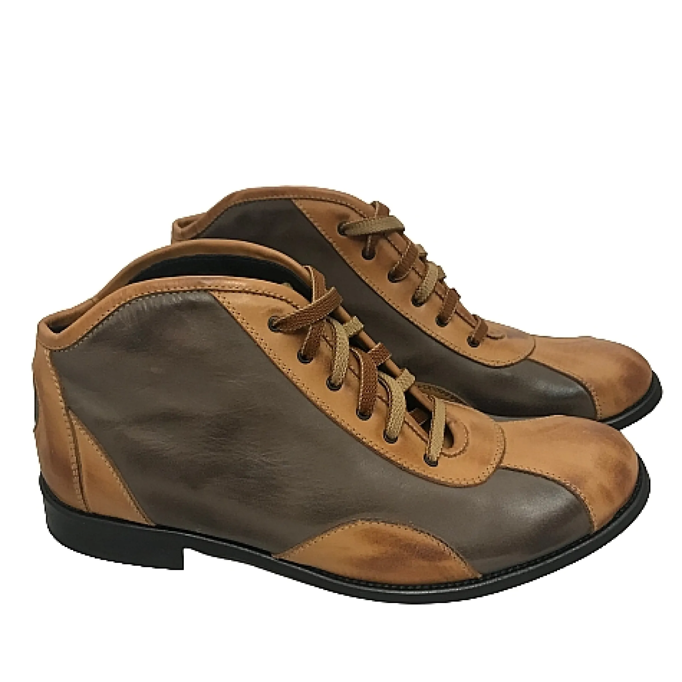 Scarpe di Maremma Tazio In Pelle Cuoio E Marrone*Uomo Stivaletti