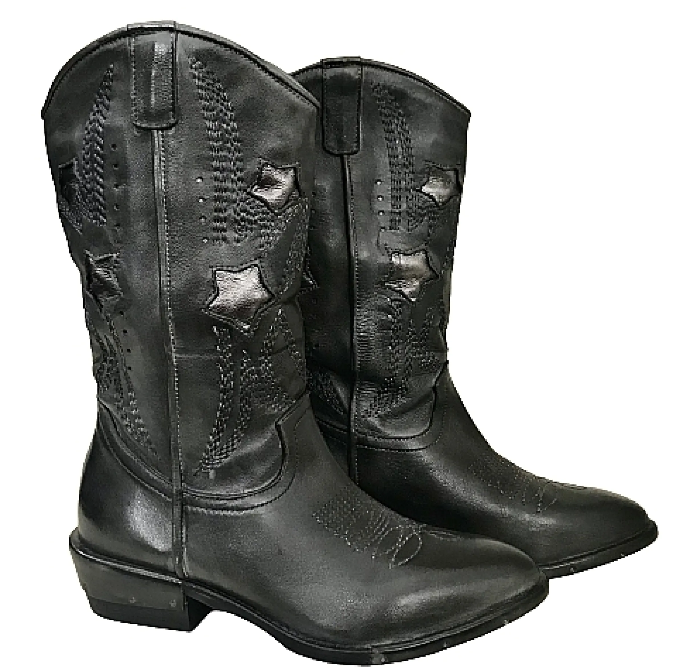 Scarpe di Maremma Texano Artigianale In Pelle Antracite Medio*Donna Stivali