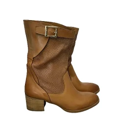 Scarpe di Maremma Tronchetto Cuoio Traforato*Donna Stivali