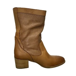 Scarpe di Maremma Tronchetto Cuoio Traforato*Donna Stivali