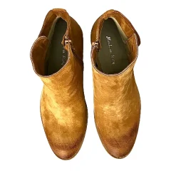 Scarpe di Maremma Tronchetto In Camoscio Cuoio Con Cerniera*Donna Tronchetti