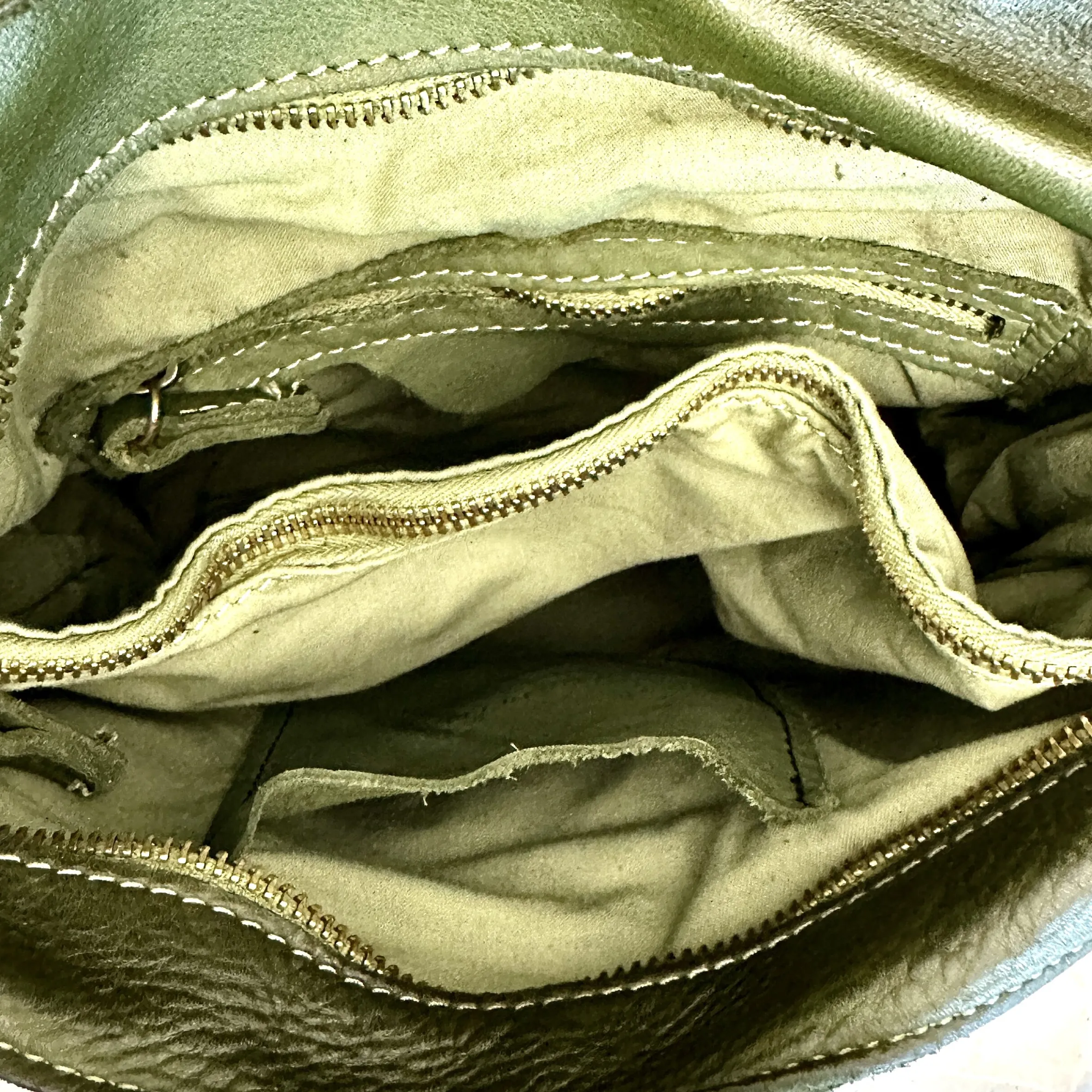 Scarpe di Maremma Zaino Artigianale In Pelle Lavata*Donna Zaini